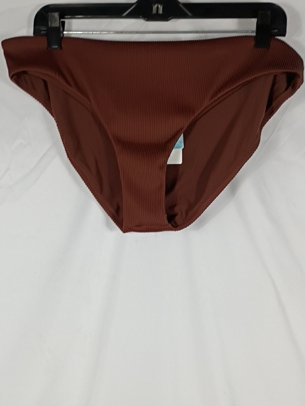 NWT Roxy Rib Roxy Love The Comber Brown Full Coverage Swimsuit Bottom Size XXL